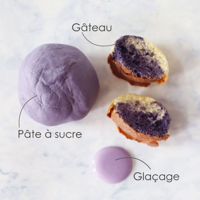 Violet colour gel 20g