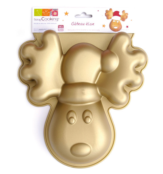 Moule à gâteau silicone élan réf.3153