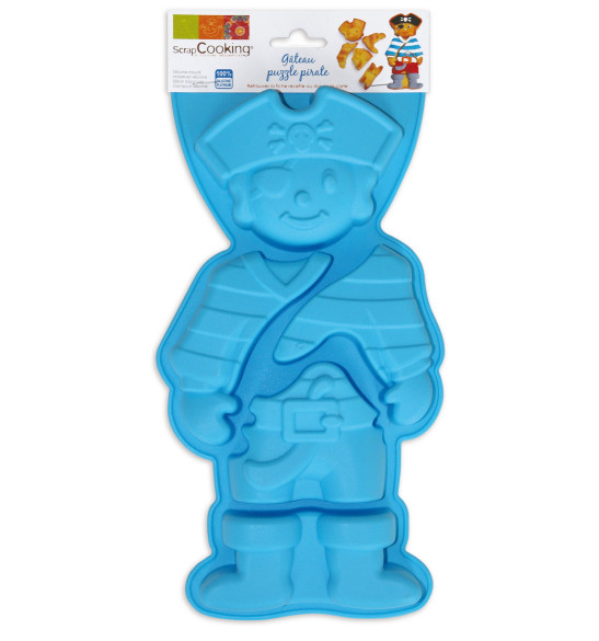 copy of ScrapCooking® silicone pirate puzzle mould