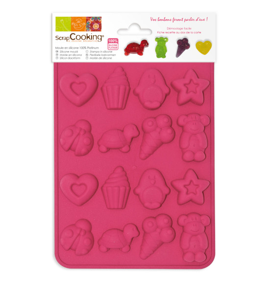 Moule silicone petits bonbons et chocolat réf.6722