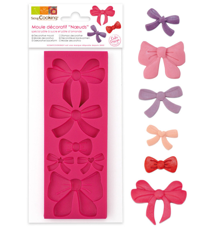 copy of ScrapCooking® silicone mould for making sugarpaste bows