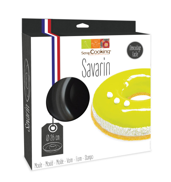 Moule semi-rigide savarin Ø 26 cm