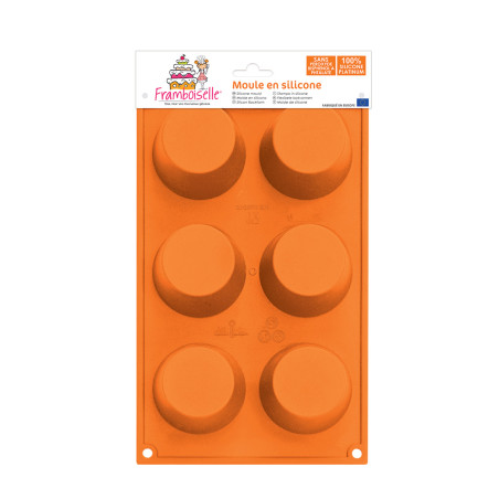 Moule multi muffin en silicone platinium