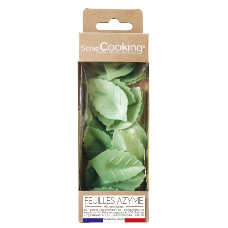Pack Décos azymes 24 feuilles vertes