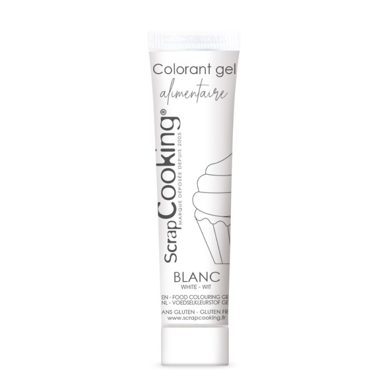 White colour gel 20g - ScrapCooking