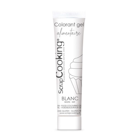 White colour gel 20g - ScrapCooking