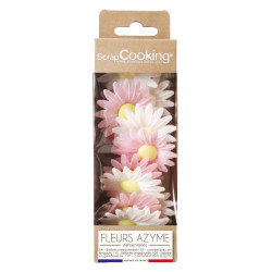 18 Daisy edible wafer decorations