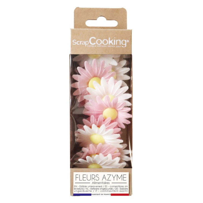 Fleurs azymes 18 marguerites - ScrapCooking