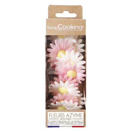 Fleurs azymes 18 marguerites - ScrapCooking
