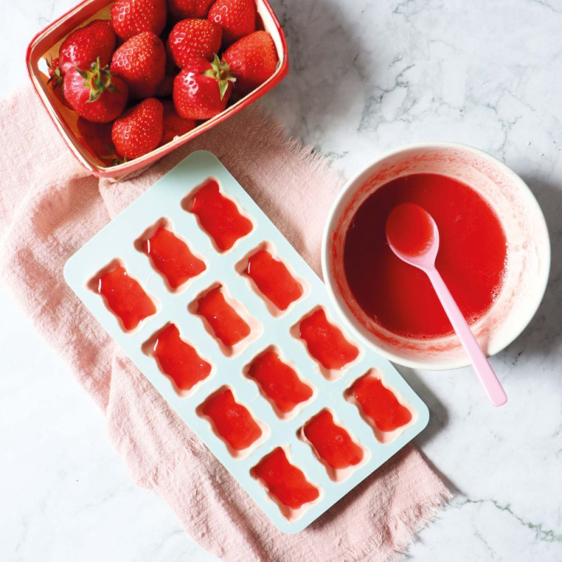 Oursons fraise été moule silicone -  ScrapCooking