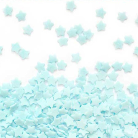 Vrac décors sucrés mini étoiles bleues 5KG
