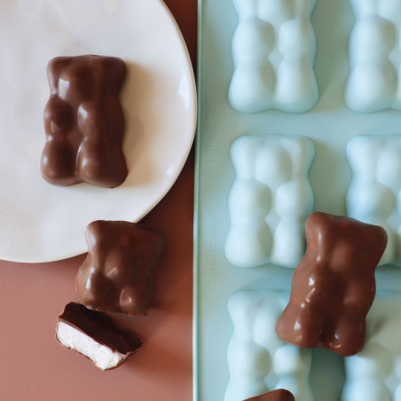 Oursons chocolat moule silicone -  ScrapCooking