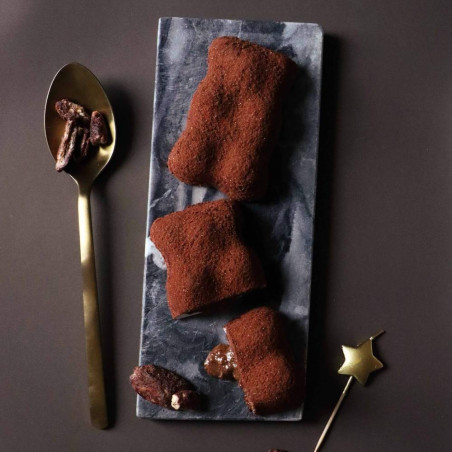Ambiance Oursons guimauve poudre de velours cacao - ScrapCooking