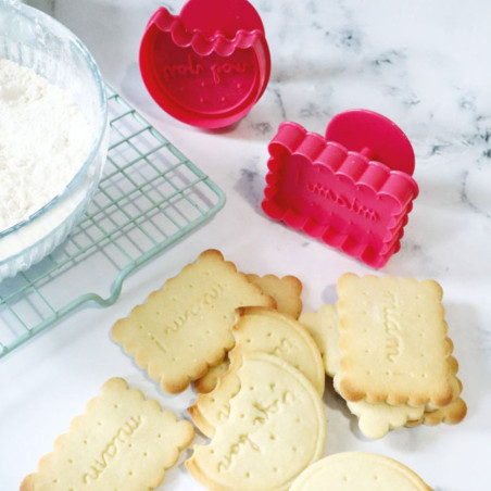 Emporte pièce éjecteur biscuits traditionnels biscuits - ScrapCooking