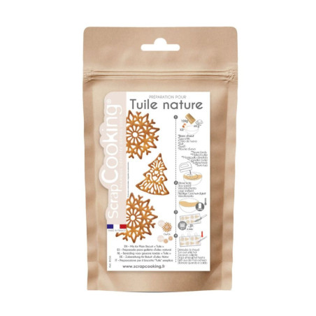 Plain Tuile biscuit mix 120g - product image 1 - ScrapCooking