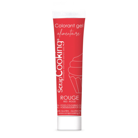 Colorant gel alimentaire rouge 20 gr - ScrapCooking