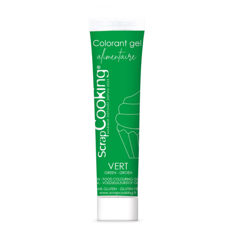 Colorant gel alimentaire vert 20g - ScrapCooking