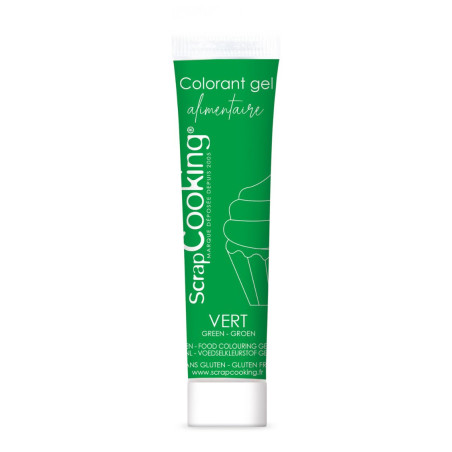 Colorant gel alimentaire vert 20g - ScrapCooking
