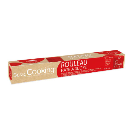 Red sugarpaste roll 430g - product image 1 - ScrapCooking