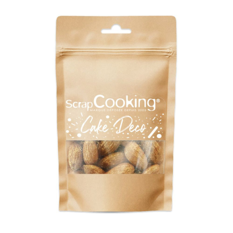 Amandes dorées décoratives 50g - ScrapCooking