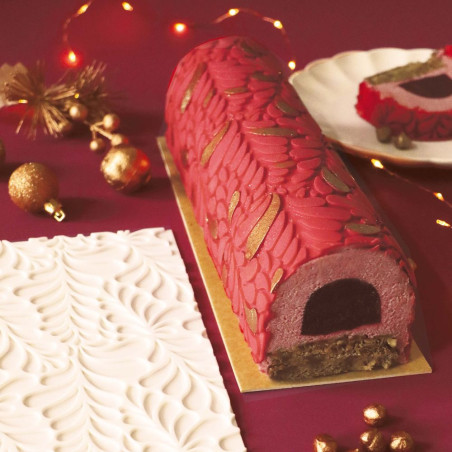 Kit buche framboise noisette Ondine    - ScrapCooking