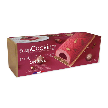 Ondine Log mould kit with insert and silicone mat - product image 1 - ScrapCooking