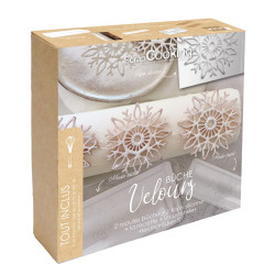 ScrapCooking - Coffret Moules Bûche De Noël « Instant » - 3 Moules