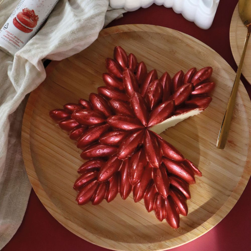 Spray colorant alimentaire métallisé rubis entremets - ScrapCooking
