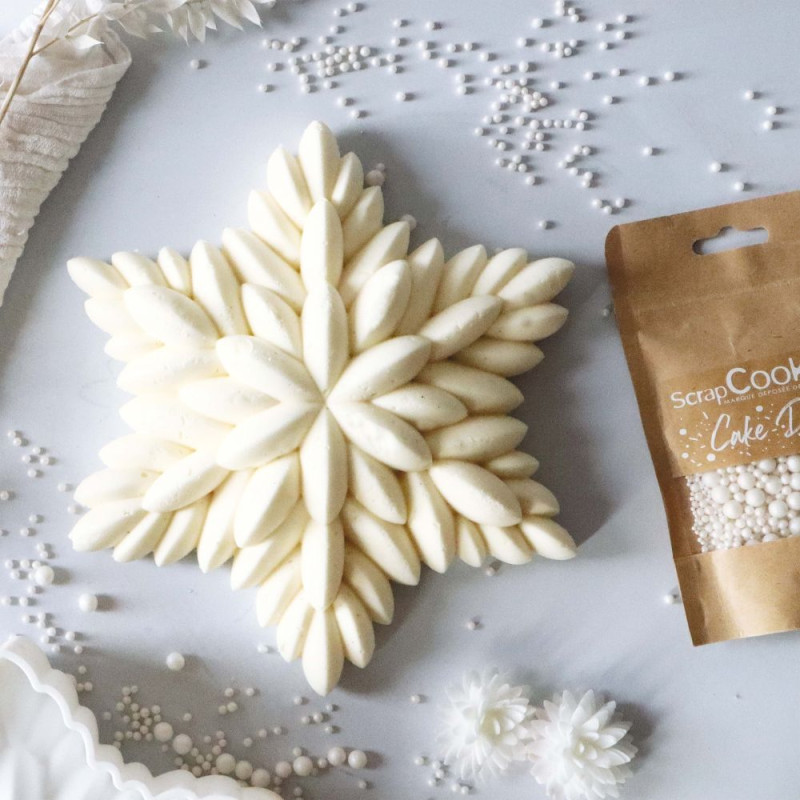 Sweet decorations mix pearly white pearls 60g - product image 5 - ScrapCooking