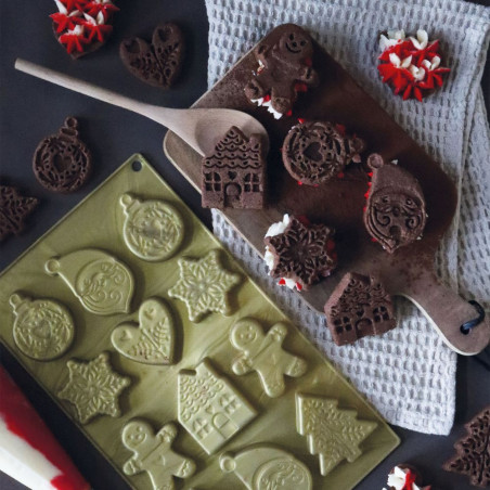 Biscuits de Noel cacao - ScrapCooking