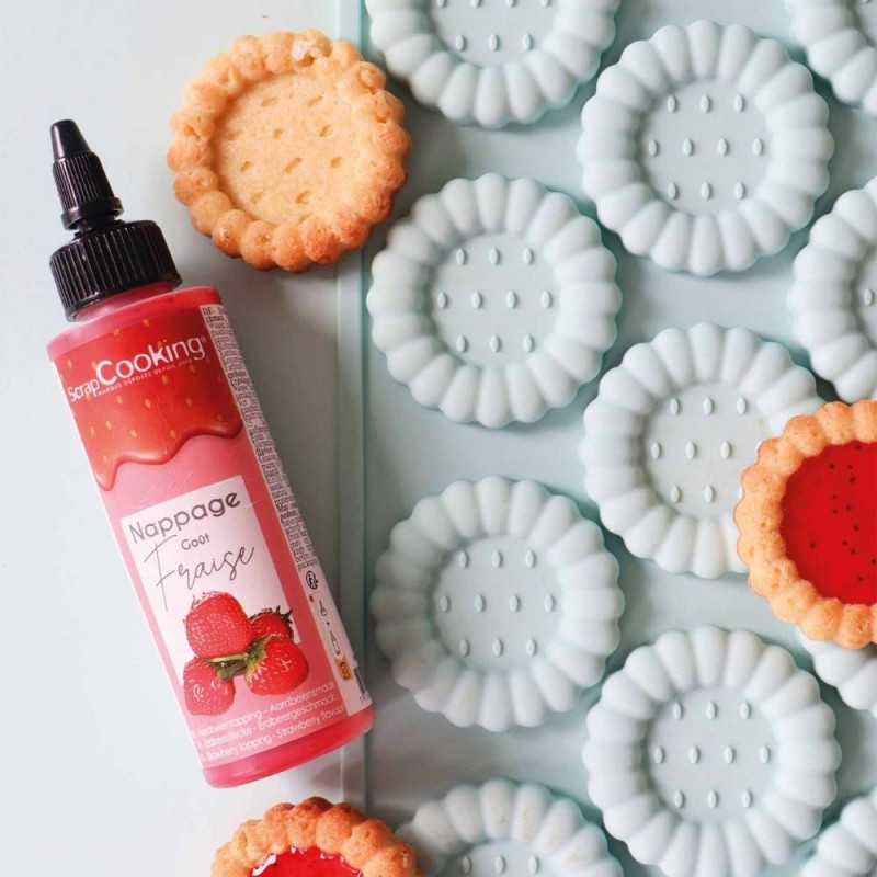 Nappage fraise et moule tartelettes