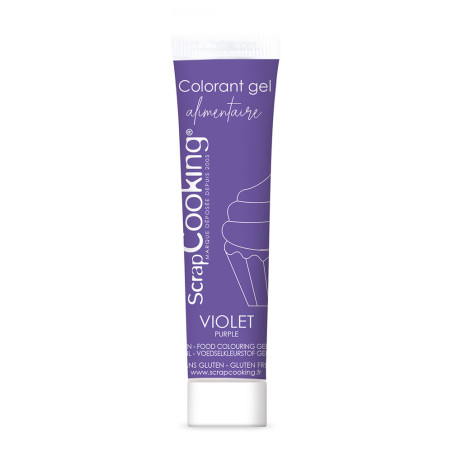 Colorant gel violet 20 gr - ScrapCooking