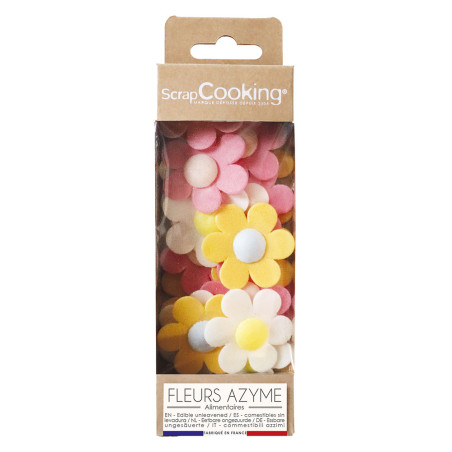Fleurs azymes 12 anémones - ScrapCooking