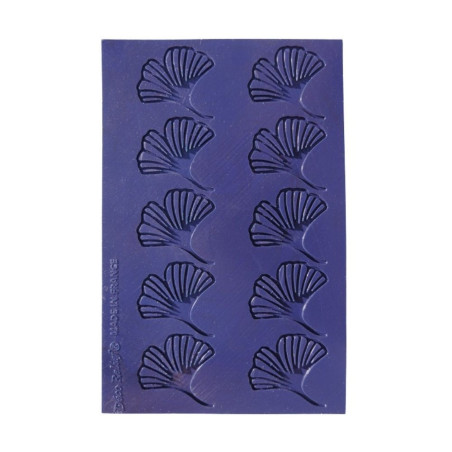 Tapis silicone tuile motif feuilles de ginkgo - Déco Relief