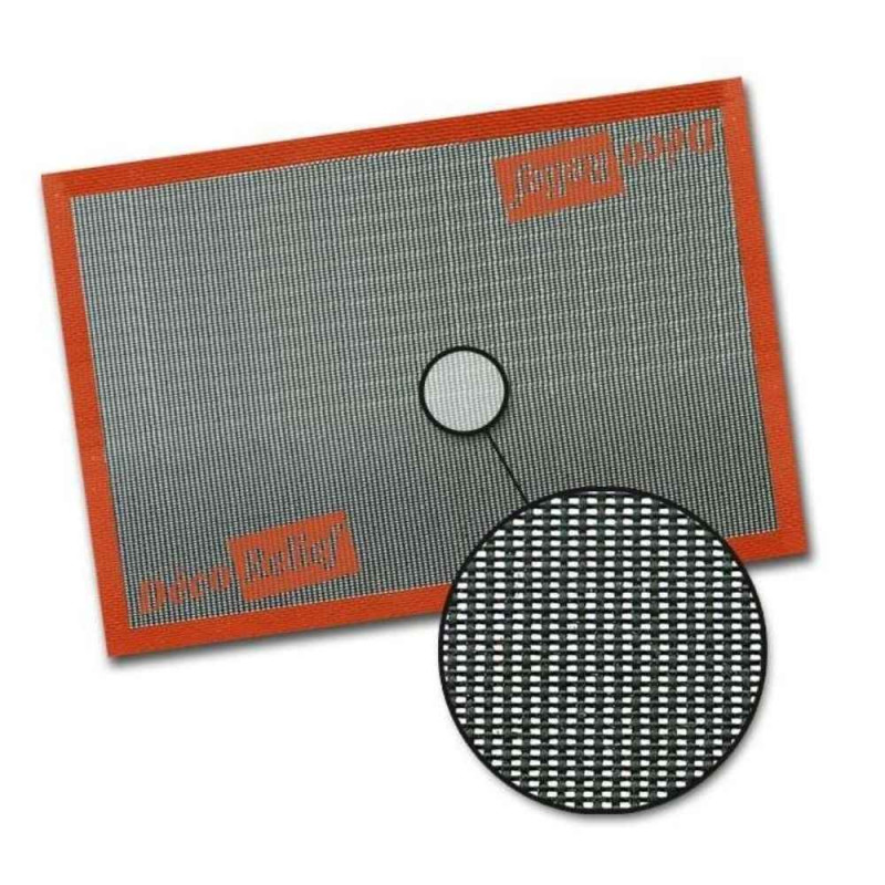 Large silicone baking mat micro-perforated 59x39cm | ScrapCooking