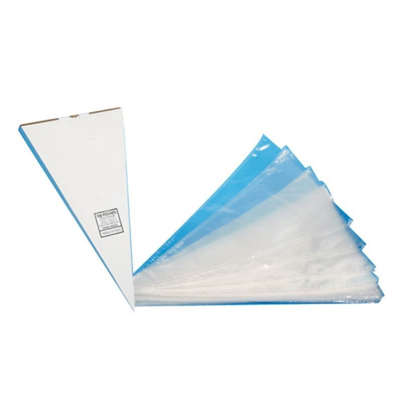 Poches à douille jetables transparentes x 100 pièces - Déco Relief