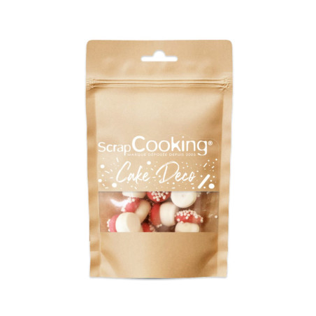 Décors sucrés Champignons 25g pack - ScrapCooking