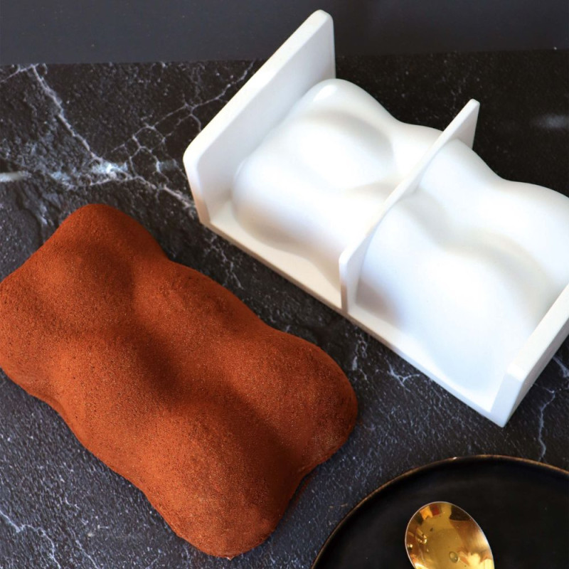 Moule silicone 3D buche Ourson décoration - ScrapCooking