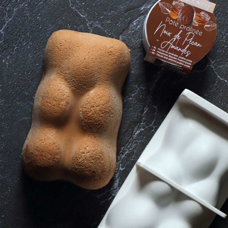 Teddy Bear 3D log silicone mould - product image 6 - ScrapCooking