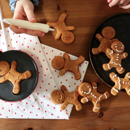 La fabrique à Ginger - déco bonhomme pain d'épices - ScrapCooking