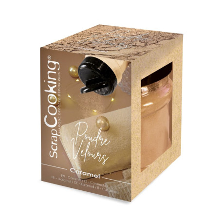 Poudre velours Caramel - ScrapCooking