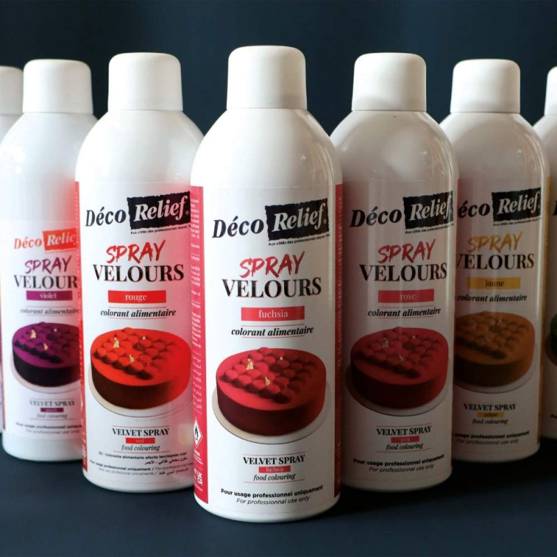 Professional white velvet food spray | ScrapCooking