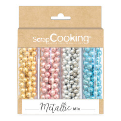 Metallic Mix - 52g sugar sprinkles  - ScrapCooking®