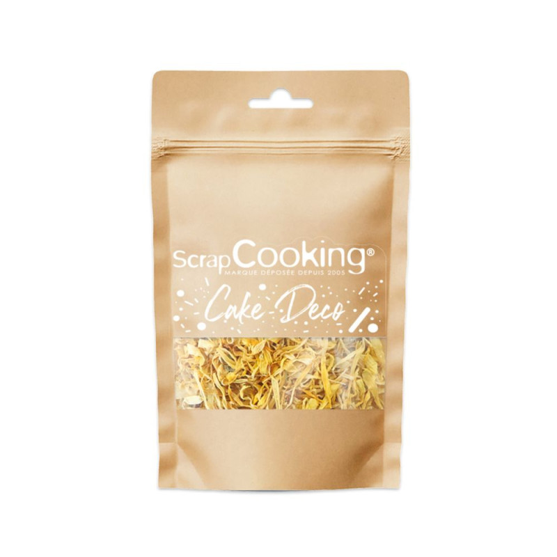 Edible dried marigold flowers for the kitchen | ScrapCooking