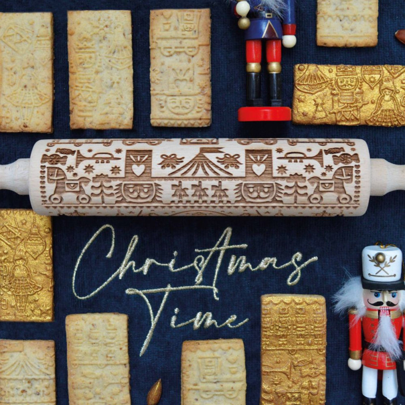 Wooden Nutcracker print roller - product image 3 - ScrapCooking