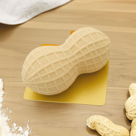 Individual peanut trompe-l'oeil silicone mould | ScrapCooking