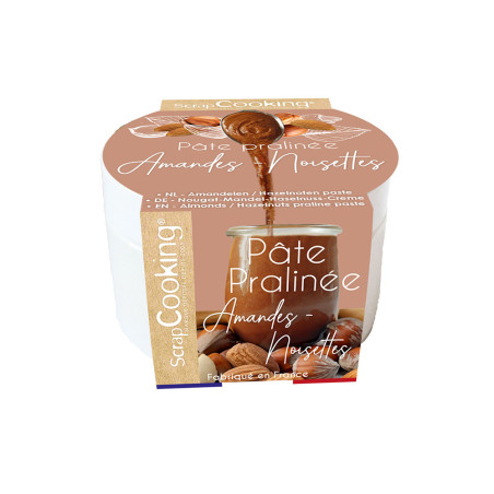 Pâte de praliné amandes-noisettes 200g - ScrapCooking