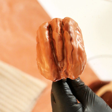Gâteau décoratif trompe-l'œil en forme de noix de pécan