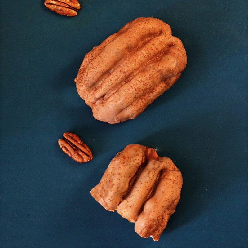 Pâtisserie réaliste en forme de noix de pécan