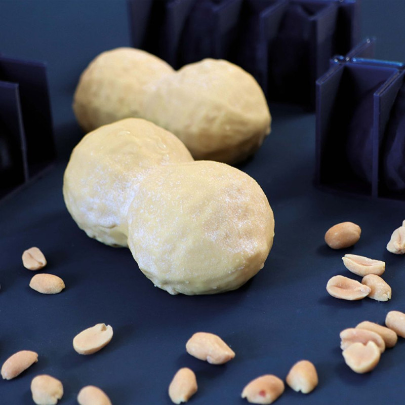 Individual peanut trompe-l'oeil silicone mould | ScrapCooking